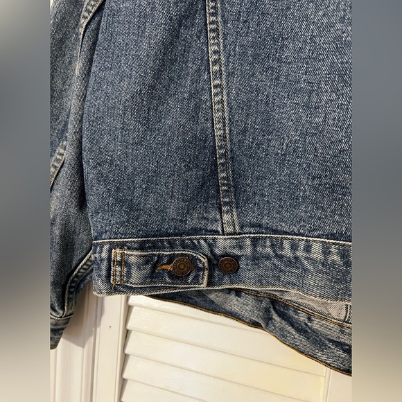 Vintage 90s Men's Levi's 70598 Button Down Denim Trucker Jacket Size - Picture 12 of 16